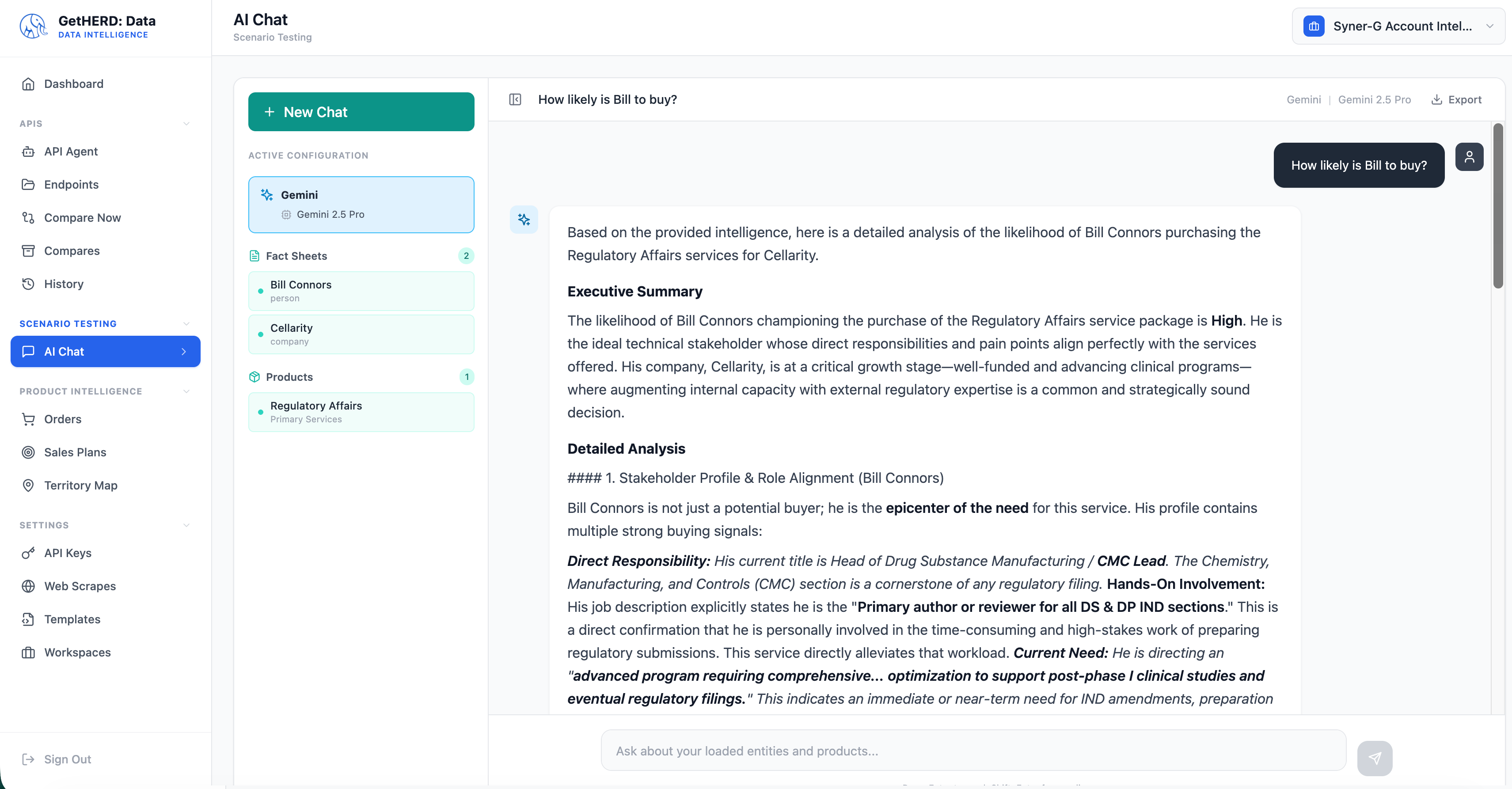 Workspace Management Interface