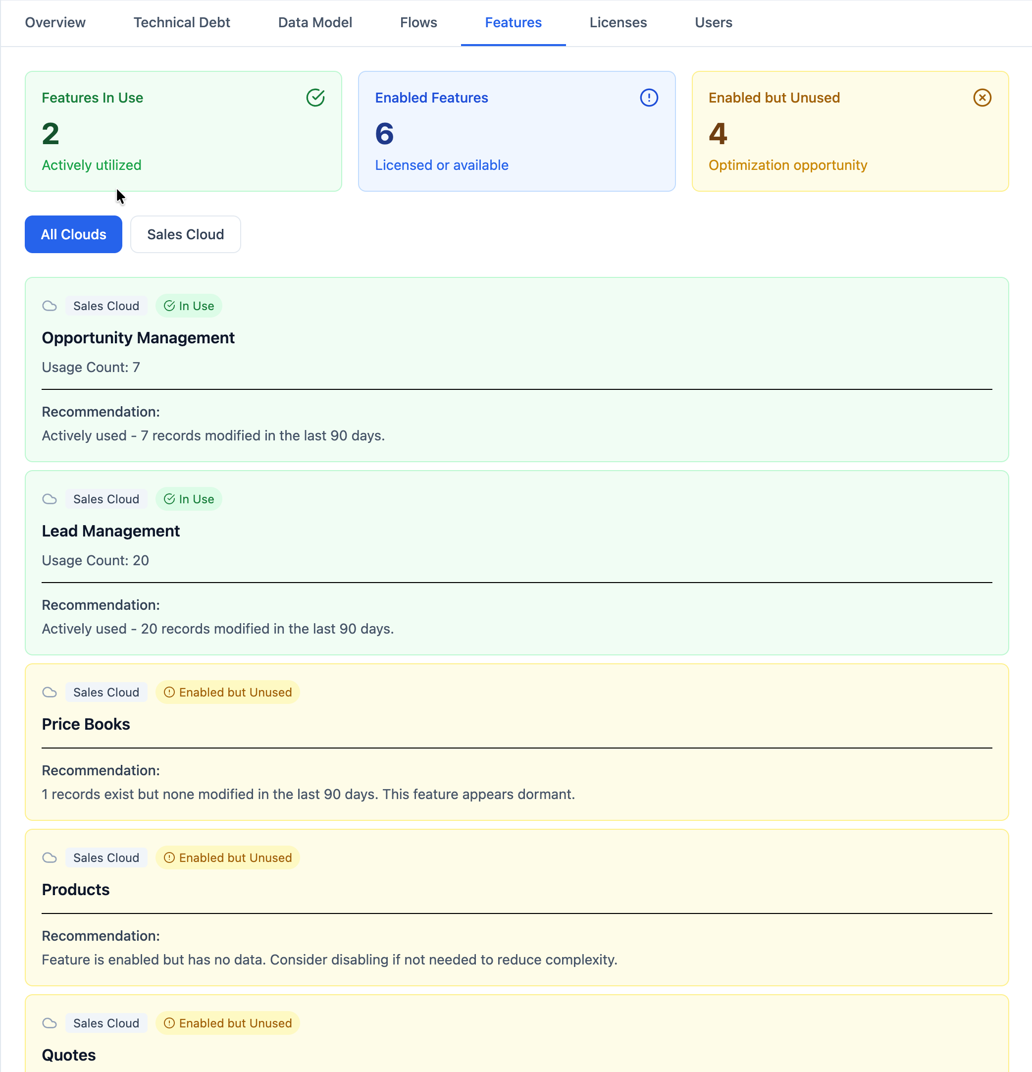 Migration Planning Dashboard