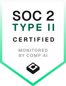 SOC 2 Type II Certified